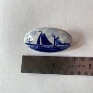 Vintage Delft Brooch